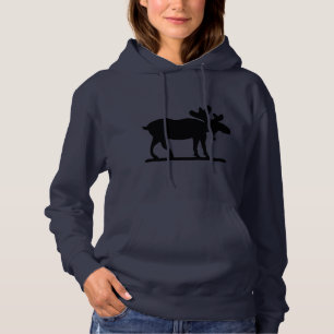Älg på det löst tee shirt