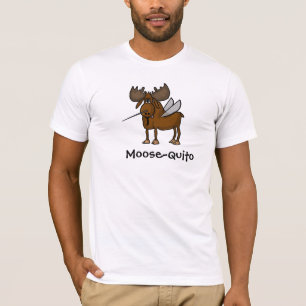 Älg-quito skräddarsy den roliga myggaT-tröja de Tee Shirt