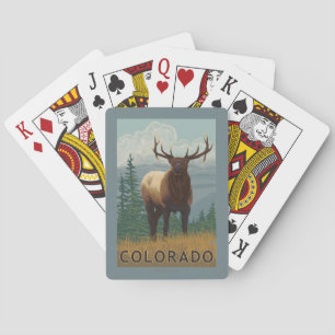Älg SceneColorado Casinokort
