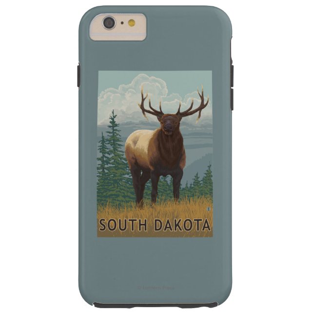 Älg SceneSouth Dakota Case-Mate iPhone Skal (Baksidan)