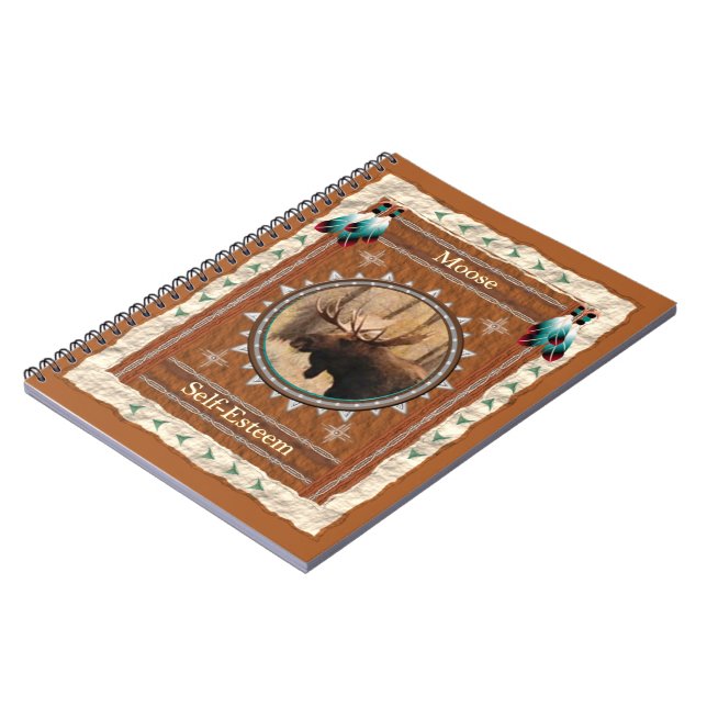 Älg - sida för Själv-Aktning anteckningsbok 80 (Vänstra Sidan)