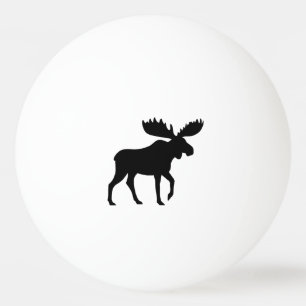 Älg Siluett Pingisboll