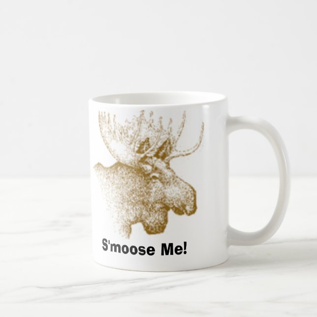 älg S'moose mig! Kaffemugg (Höger)