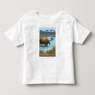 Älg som dricker på sjön - västra Yellowstone, Tröja
