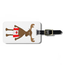 Älg som ha på sig kanadensiska boxarekort