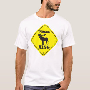 Älg som xing t-shirt