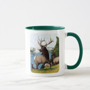 Älg Wapiti Mugg