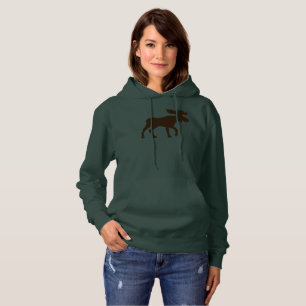 ÄlgAdirondack lantlig campa Hooded tröja