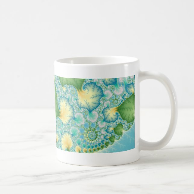 Algae - Fractal Kaffemugg (Höger)