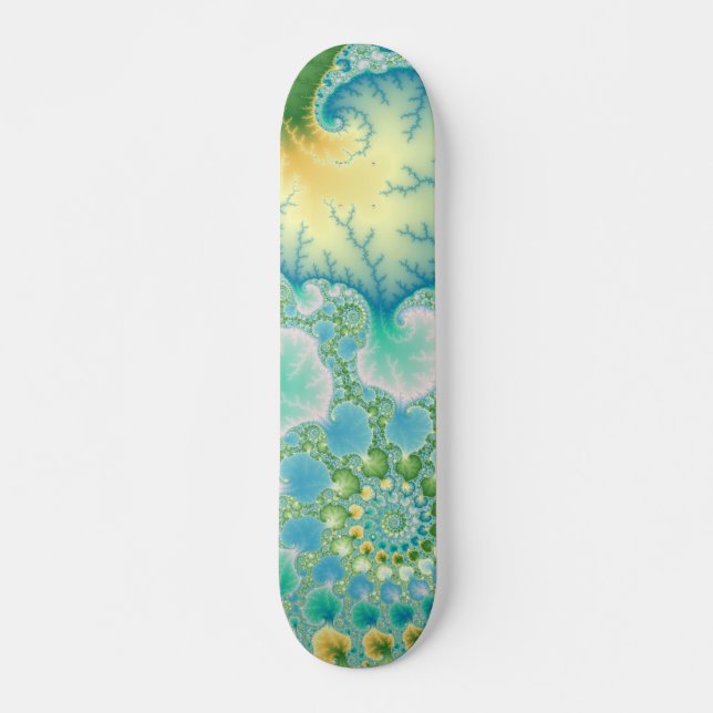 Algae - Fractal Mini Skateboard Bräda 18,7 Cm (Framsida)