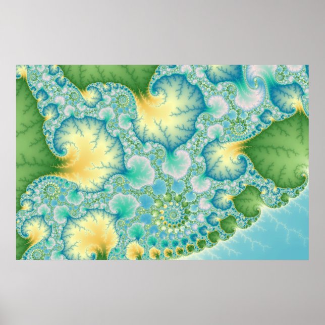 Algae - Fractal Poster (Framsidan)