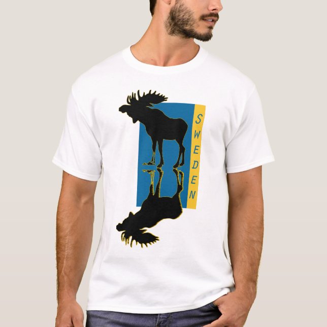 älgälgElch sverige T-shirt (Framsida)
