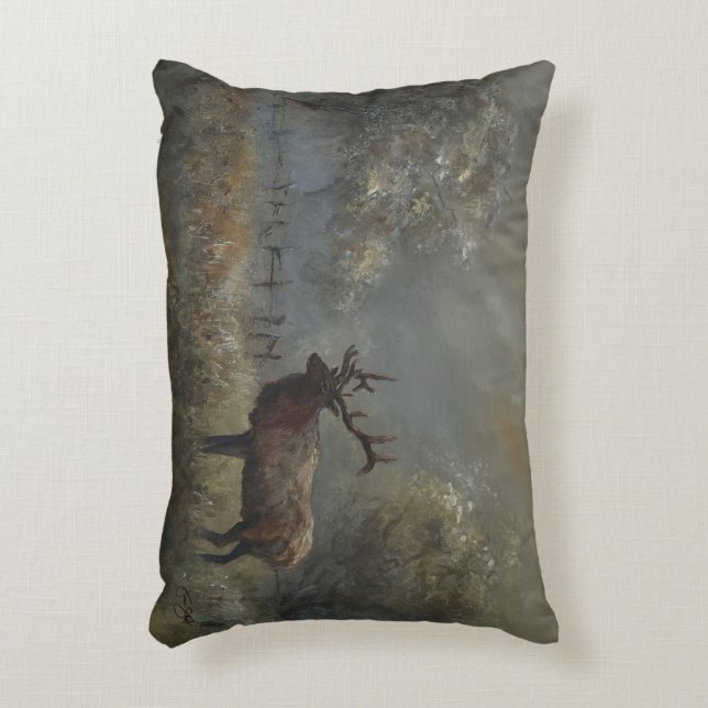 Älgäng Prydnadskudde (Framsidan(Vertikal))