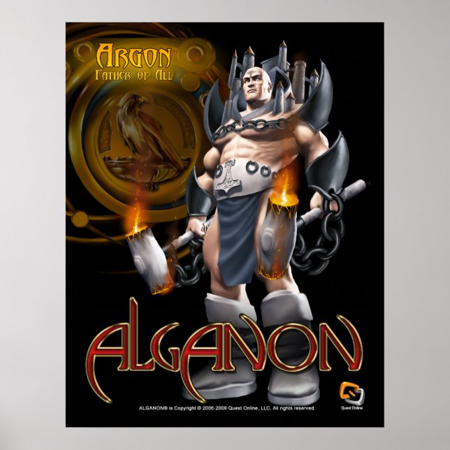 Alganon Argon Gudom Poster (Framsidan)