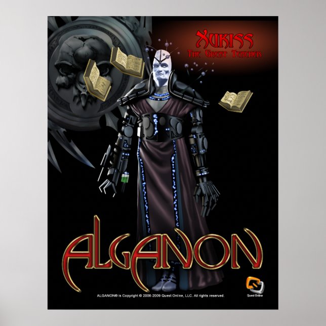 Alganon Xukiss Gudom Poster (Framsidan)