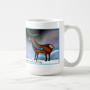 Älgar - aurora kaffemugg