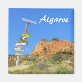 Algarve i Portugal Signpost Magnet