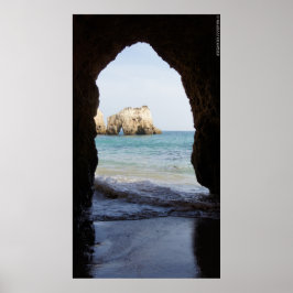 Algarve - Portugal - Beach - Strand - Sea - Meer Poster