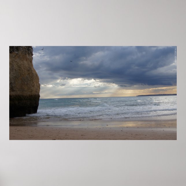 Algarve – Portugal – Beach – Strand – Sea – Meer Poster (Framsidan)