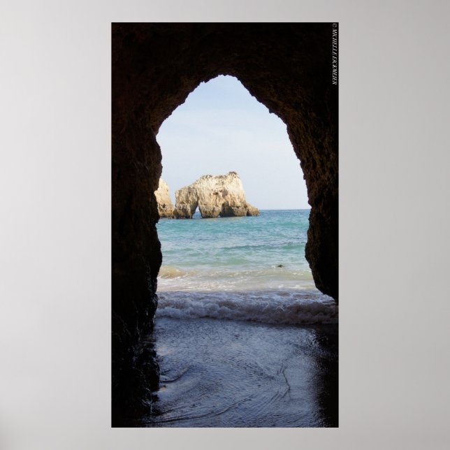Algarve - Portugal - Beach - Strand - Sea - Meer Poster (Framsidan)
