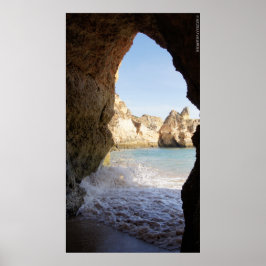 Algarve - Portugal - Beach - Strand - Sea - Meer Poster