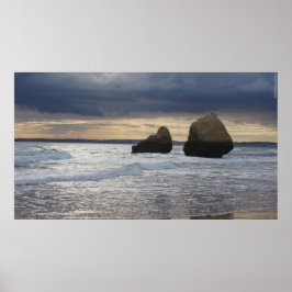Algarve - Portugal - Beach - Strand - Sea - Meer Poster