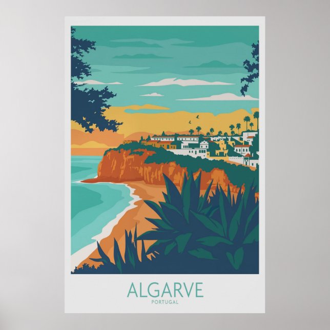 Algarve, Portugal Poster (Framsidan)