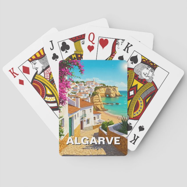 Algarve Portugal Resa Casinokort (Baksidan)