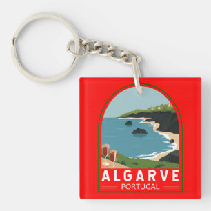 Algarve Portugal Retro Travel Art Vintage