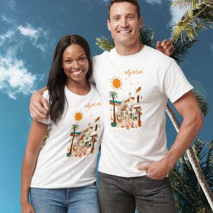 Algarve Portugal sommar stads semester kläder T Shirt