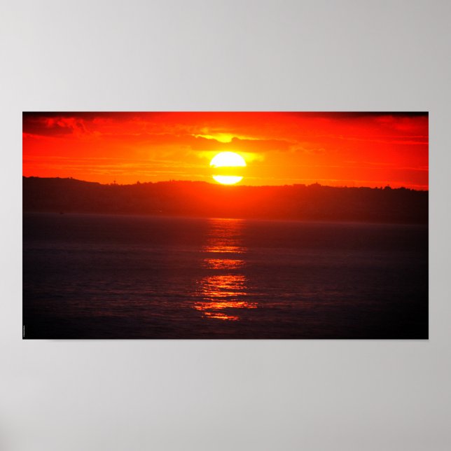 Algarve - Portugal - Sunset - Sonnenuntergang Poster (Framsidan)