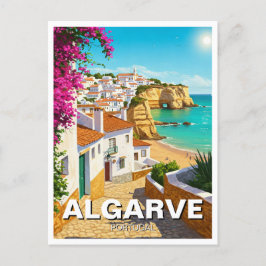Algarve Portugal Travel Vykort