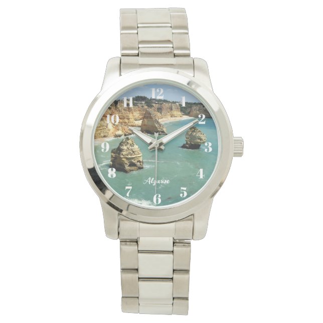 Algarve-strandsemester i Portugal Armbandsur (Framsida)
