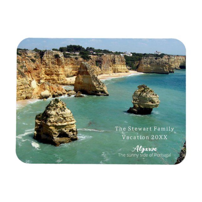 Algarve-strandsemester i Portugal Magnet (Horisontell)