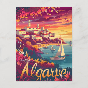 Algarve Sunset Vykort