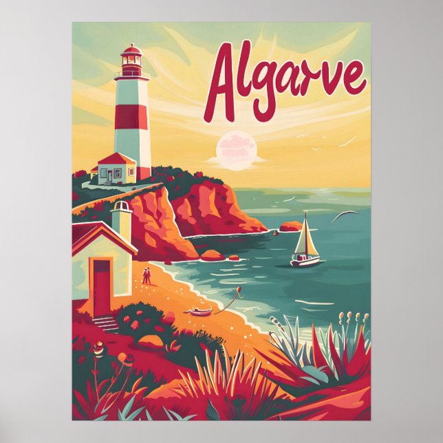 Algarve Vintage Poster (Framsidan)