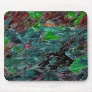 Algas ou corais do mar com efeito onda musmatta