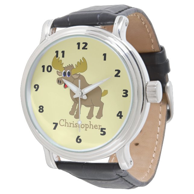 Älgdesign Armbandsur (Vinklad)