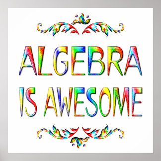 Algebra är Fantastisk - från 11,80 dollar Poster
