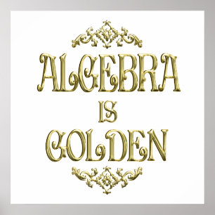 ALGEBRA är Golden Poster