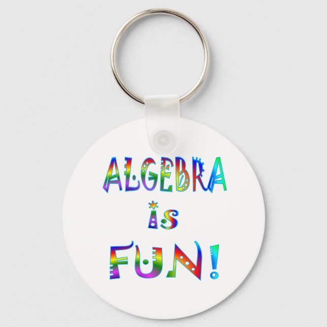 Algebra är Roligt Nyckelring (Framsida)