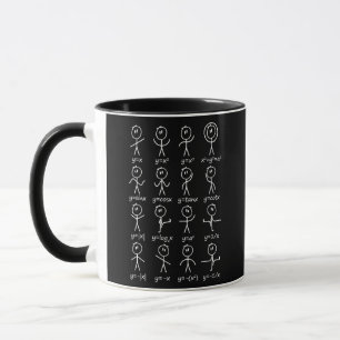 Algebra Dance Funny Graph Figurer Math Equation Mugg