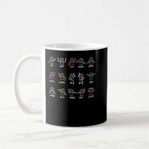 Algebra Dance Funny Graph Figurer Math Equation Te Kaffemugg
