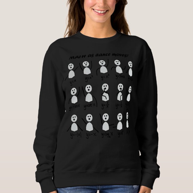 Algebra Dance Math Equation T Shirt (Framsida)