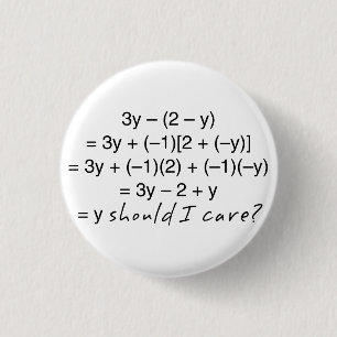Algebra därför bör jag att bry sig humor knapp