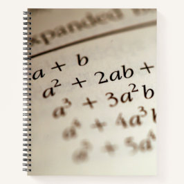 ALGEBRA FORMULAS NOTEBOOK