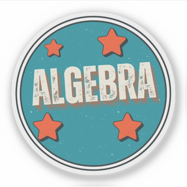 Algebra Klistermärken (Framsida)