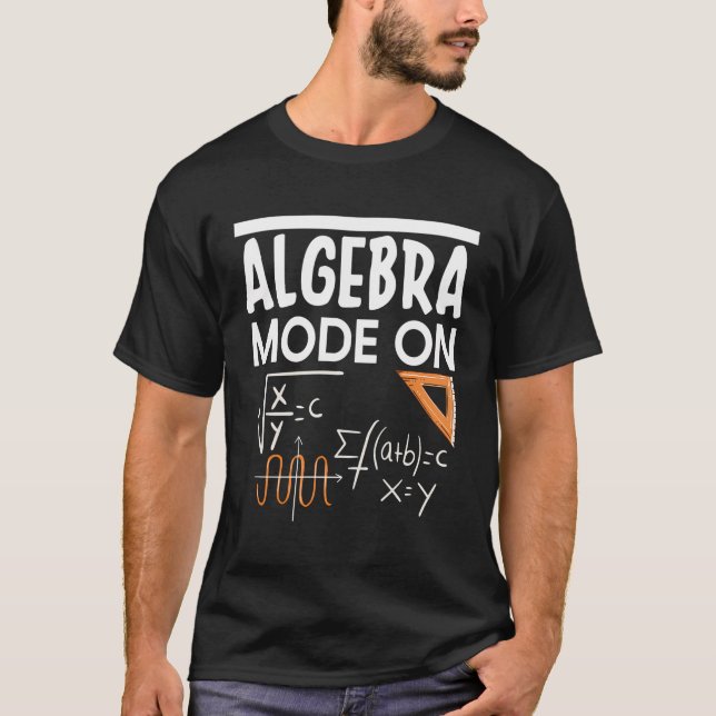 Algebra-läge på t shirt (Framsida)