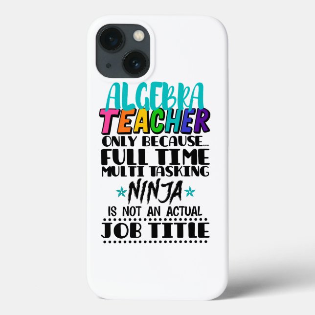 Algebra Lärare endast för att Fullt Time Multi (Baksida)