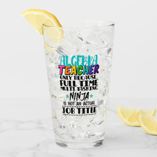 Algebra Lärare endast för att Fullt Time Multi Glaskopp (Framsida Ice)